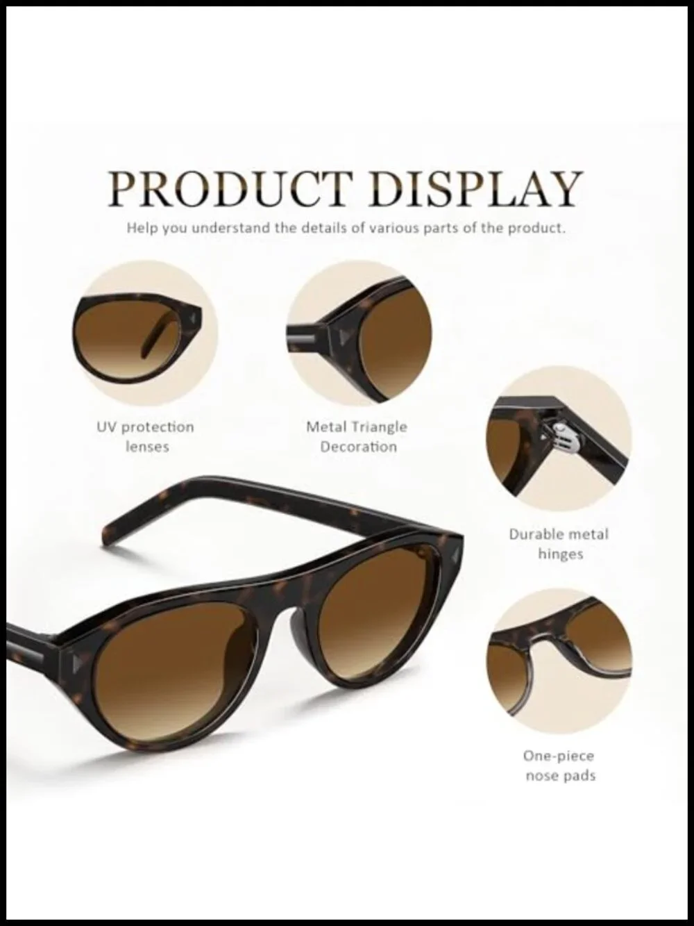 Retro Oval Sunglasses Women Men Small Narrow 90s Vintage Round Shades UV400